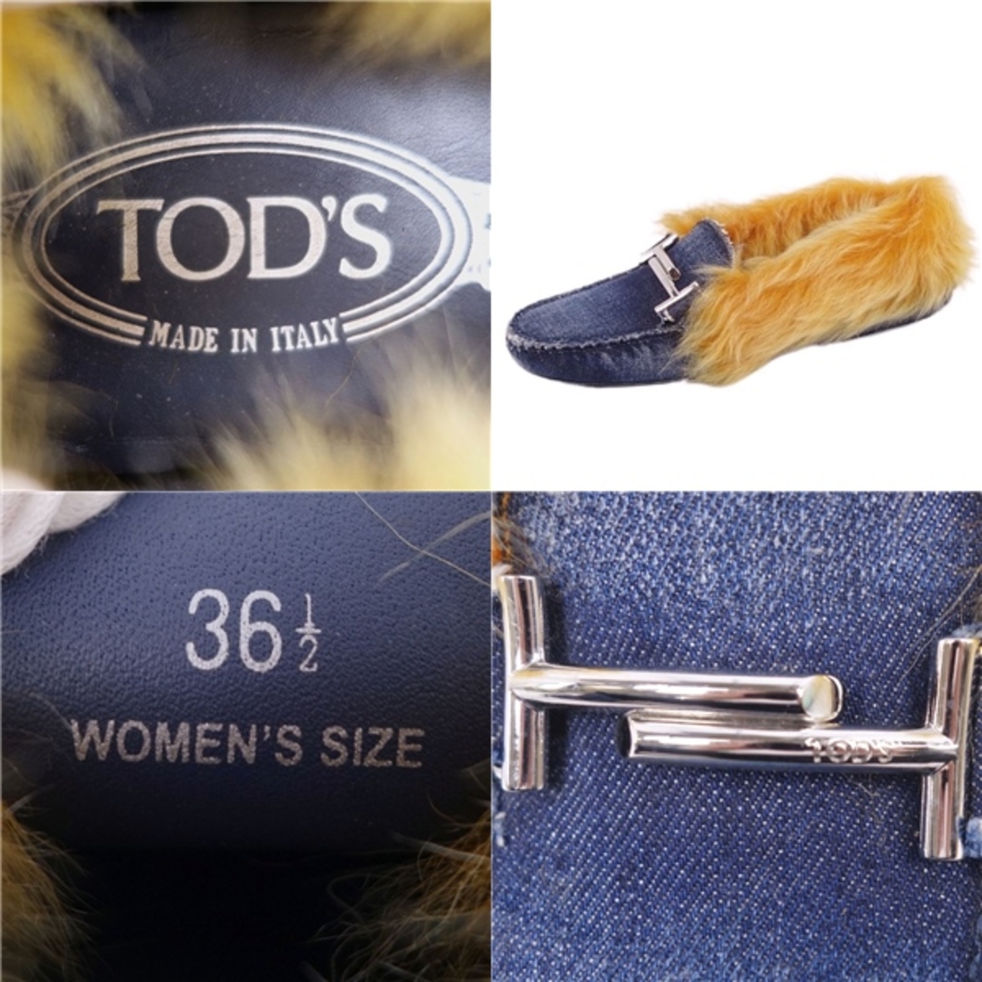 TOD'S - 美品 トッズ TOD'S ローファー モカシン ドライビングシューズ