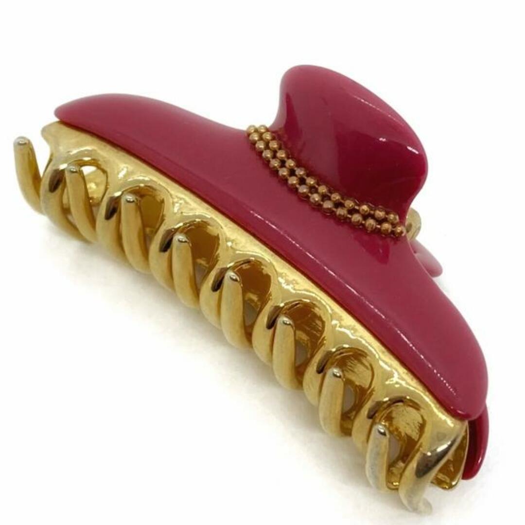 ☆acca☆ ヘアクリップ ラインストーン ピンクベージュ ゴールド