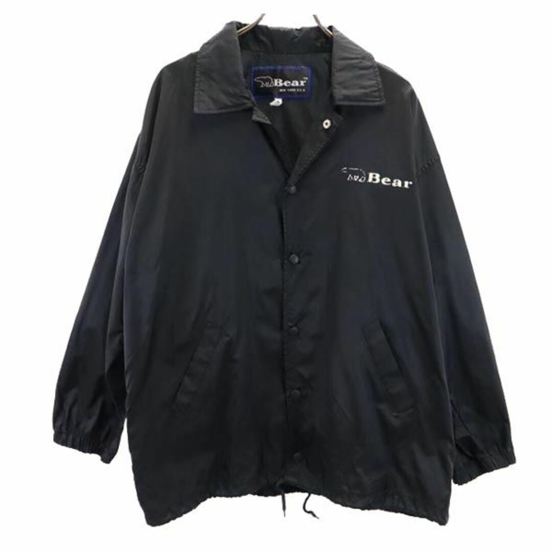 Bear USA - ベアー 90s オールド バックプリント コーチジャケット M
