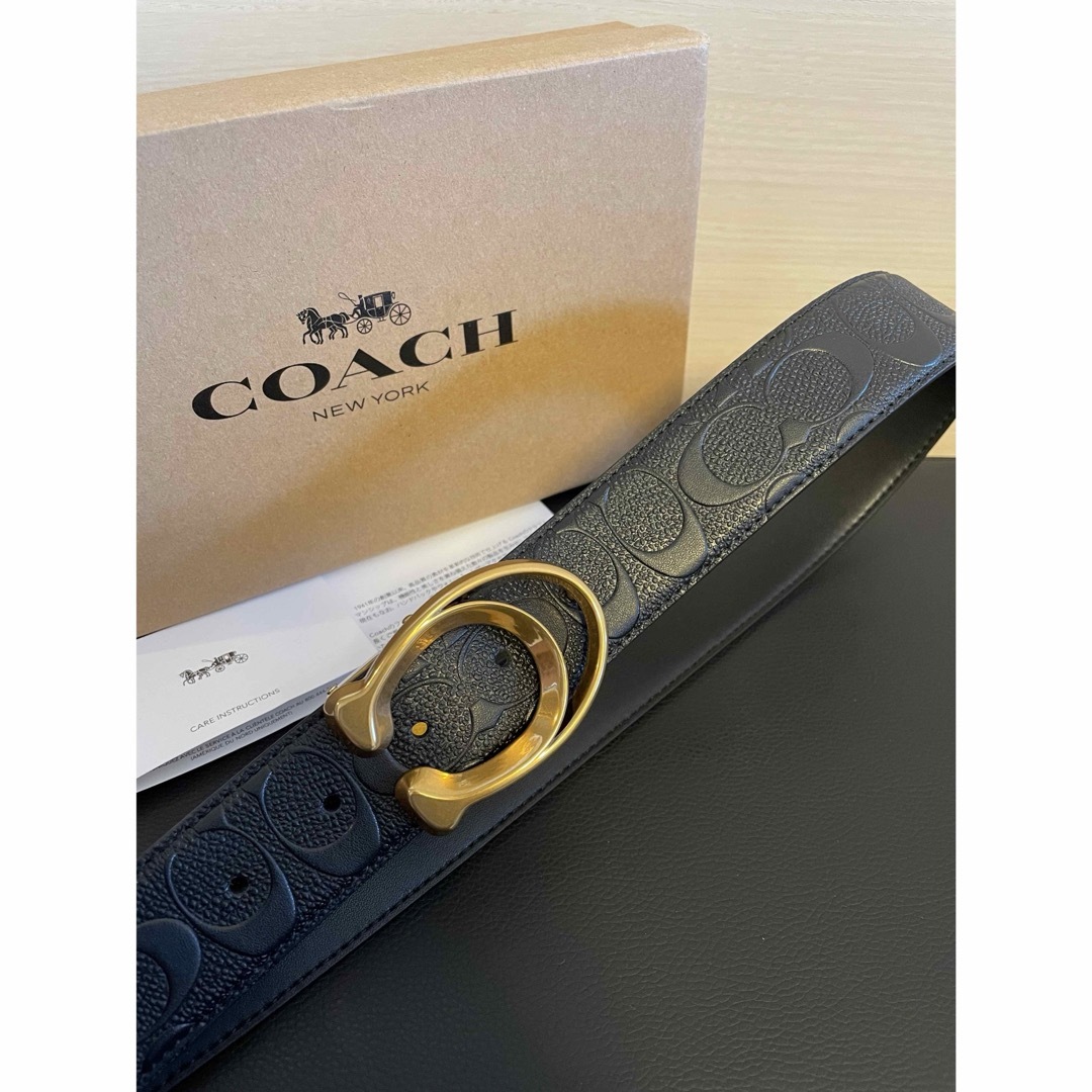 COACH - 新品COACH3点セットシグネチャーフリーサイズリバーシブル