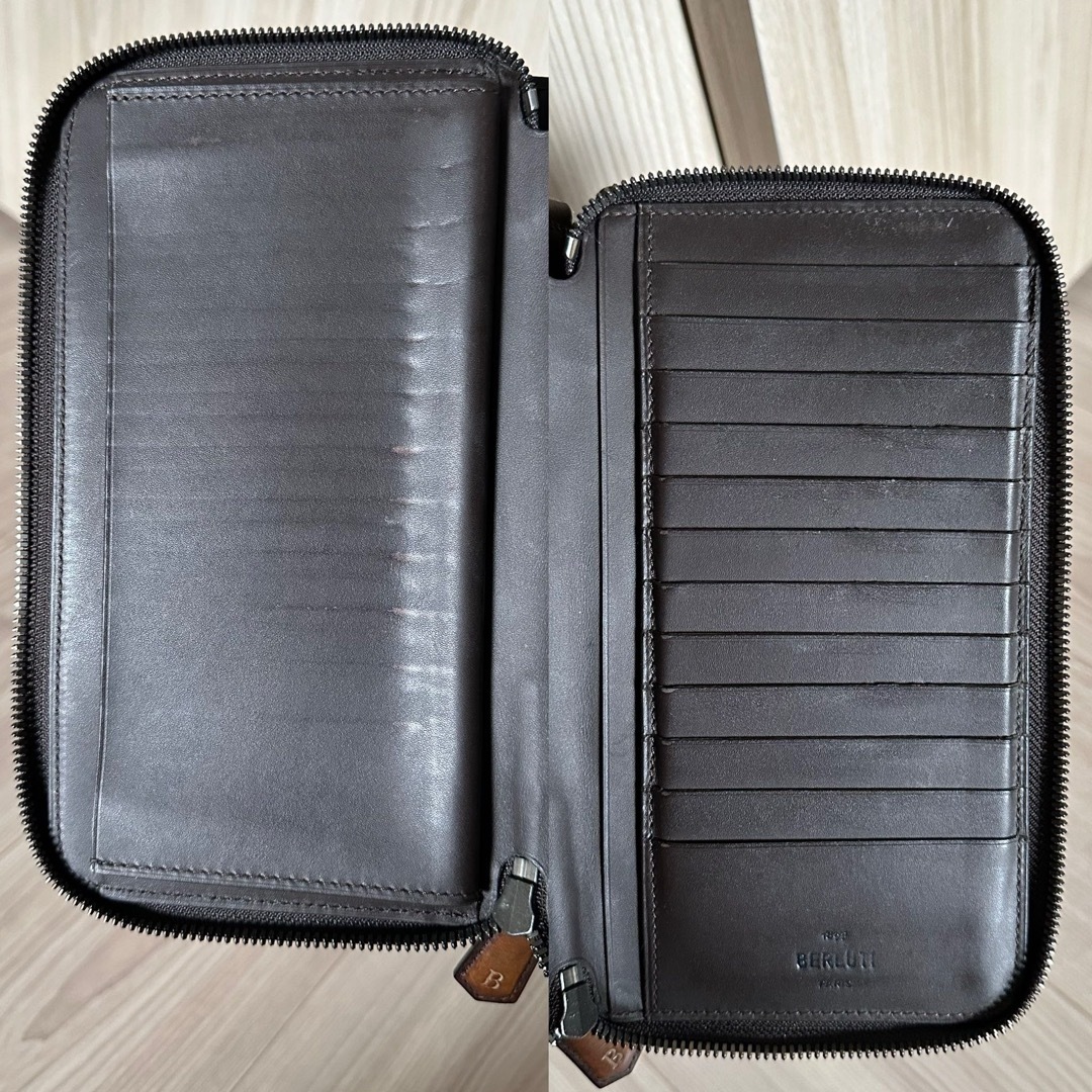 BERLUTI - 特注36万 ベルルッティ タリ スクリットレザー 長財布