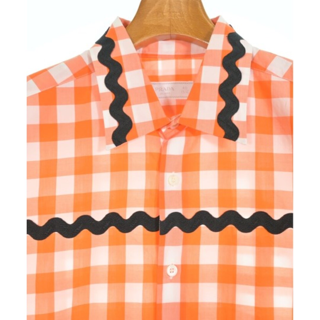PRADA - PRADA プラダ カジュアルシャツ L オレンジ 【古着】【中古
