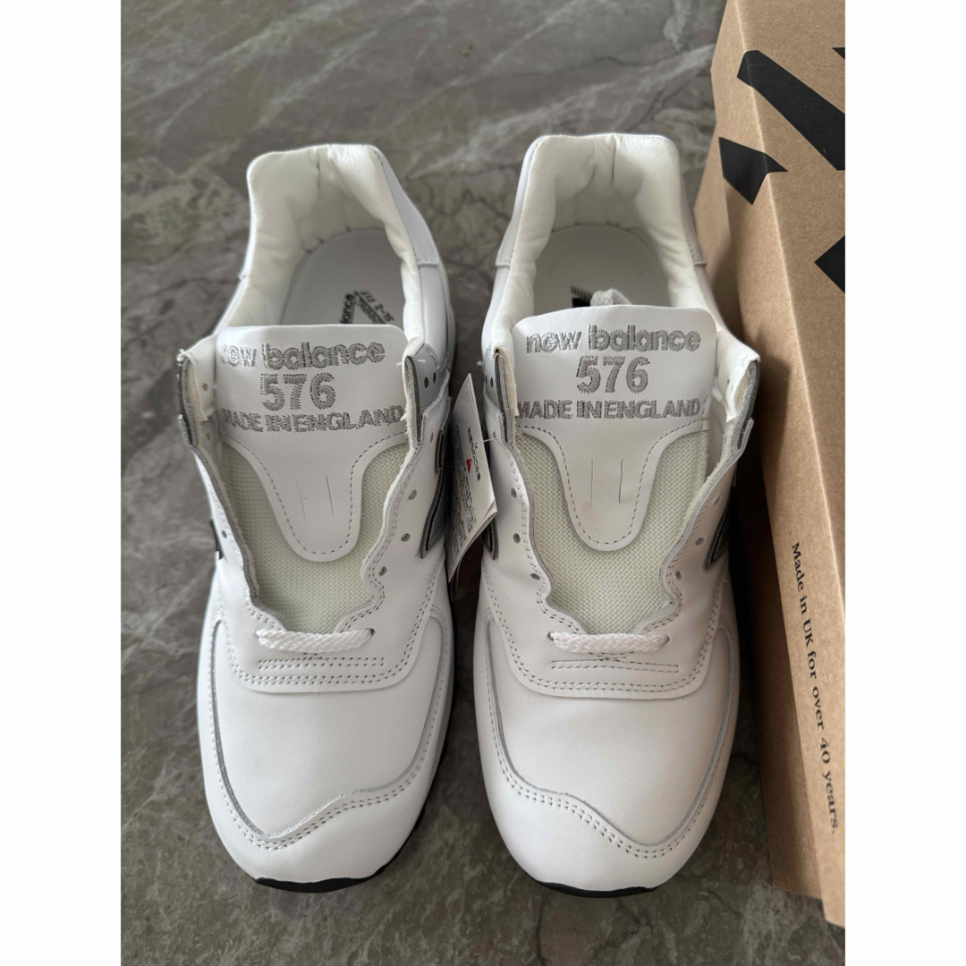 576（New Balance） - New Balance 576 ホワイト 27.5cm Dウィズの通販