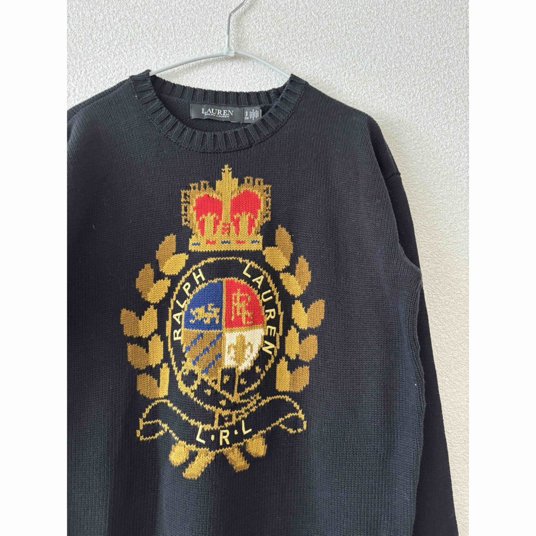 POLO RALPH LAUREN - LAUREN RALPH LAUREN エンブレムニット 王冠 ロゴ