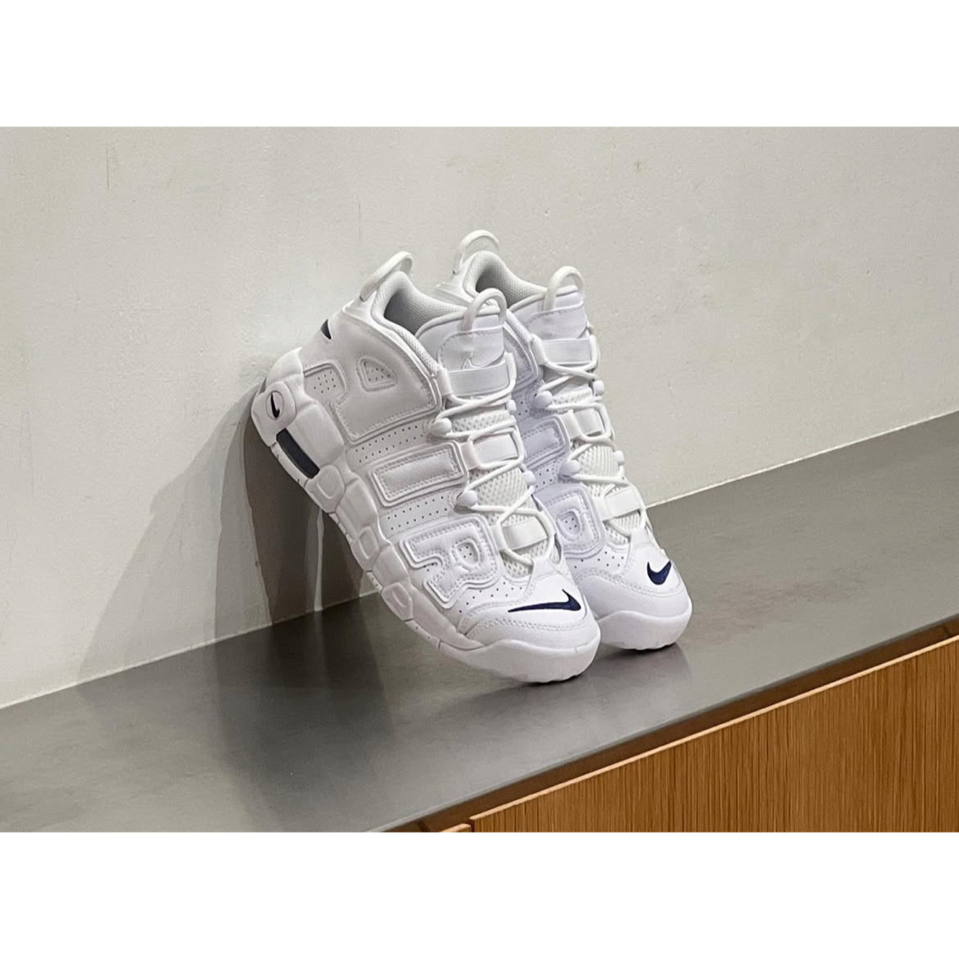 NIKE - ラスト①点【新品】NIKE GS AIR MORE UPTEMPO ネイビーの通販