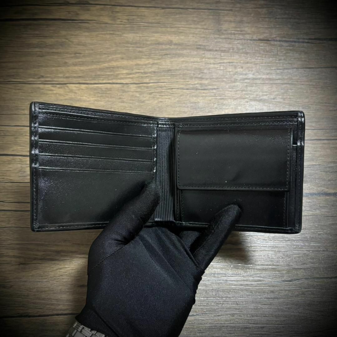 シャイニング クロコダイル メンズ財布 二つ折り 財布 グリーン 緑