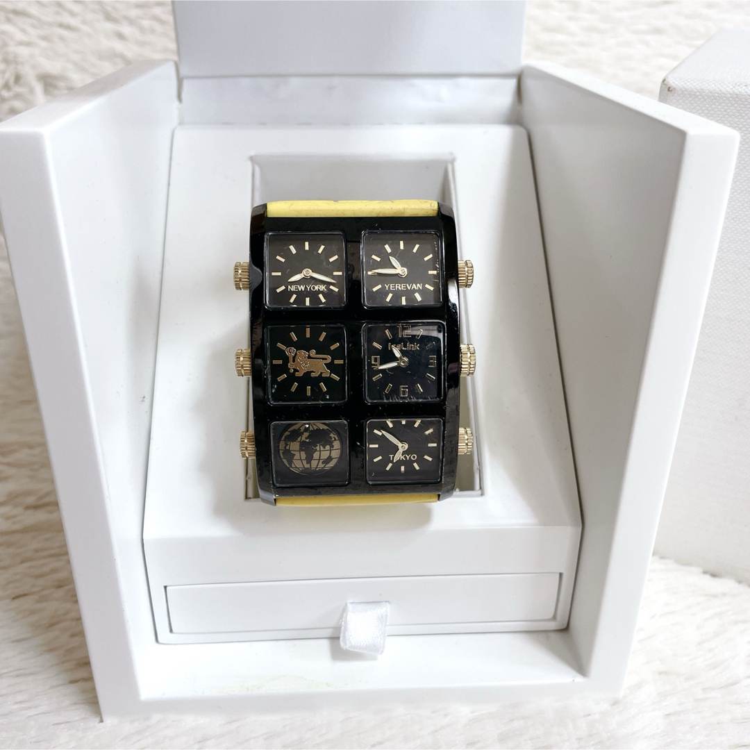 ICELINK - ICE LINK アイスリンク AVALANCHE 4TIME ZONE 時計の通販 by