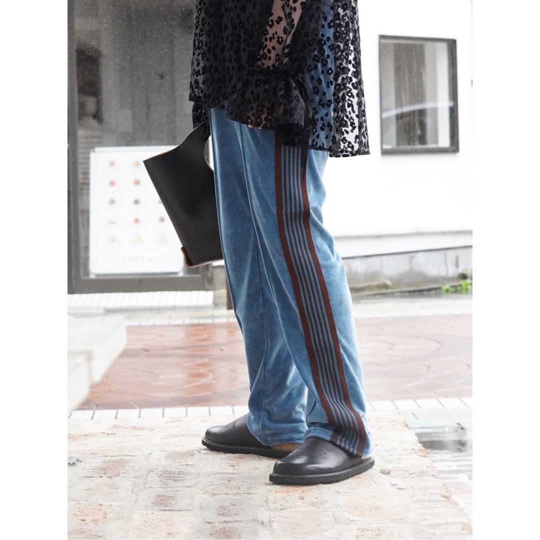 Needles - needles トラック パンツ 人気 ベロア ニードルスの通販 by