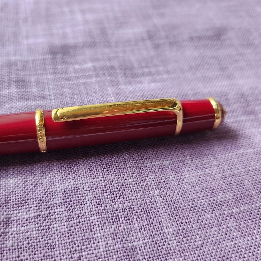 Cartier - カルティエ ディアボロ ボールペン ボルドーxゴールド