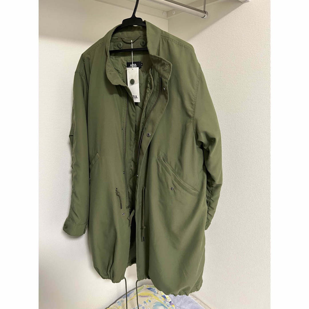 AZUL by moussy - AZUL BY MOUSSY モッズコート M オリーブの通販 by