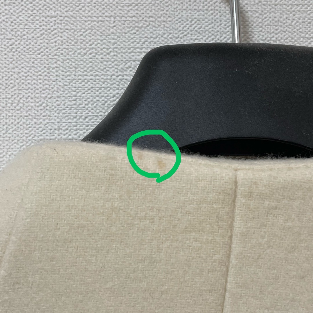 IENA - IENA ボトルネックトラペーズコート ホワイト 38の通販 by