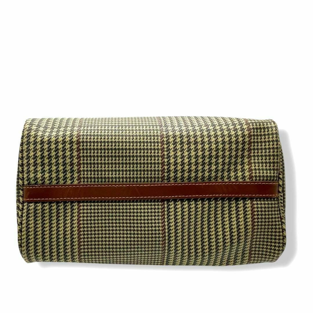 POLO Ralph Lauren 千鳥格子柄ミニボストンバッグPVCレザー 【公式通販】