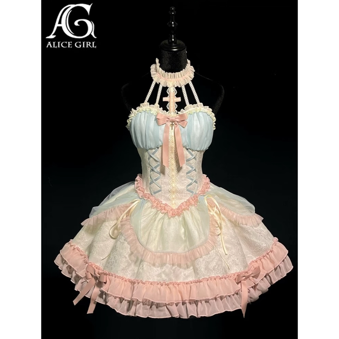 十字人魚姫 3点セット 甘ロリ 姫ロリ しゅくれどーる ロリィタ