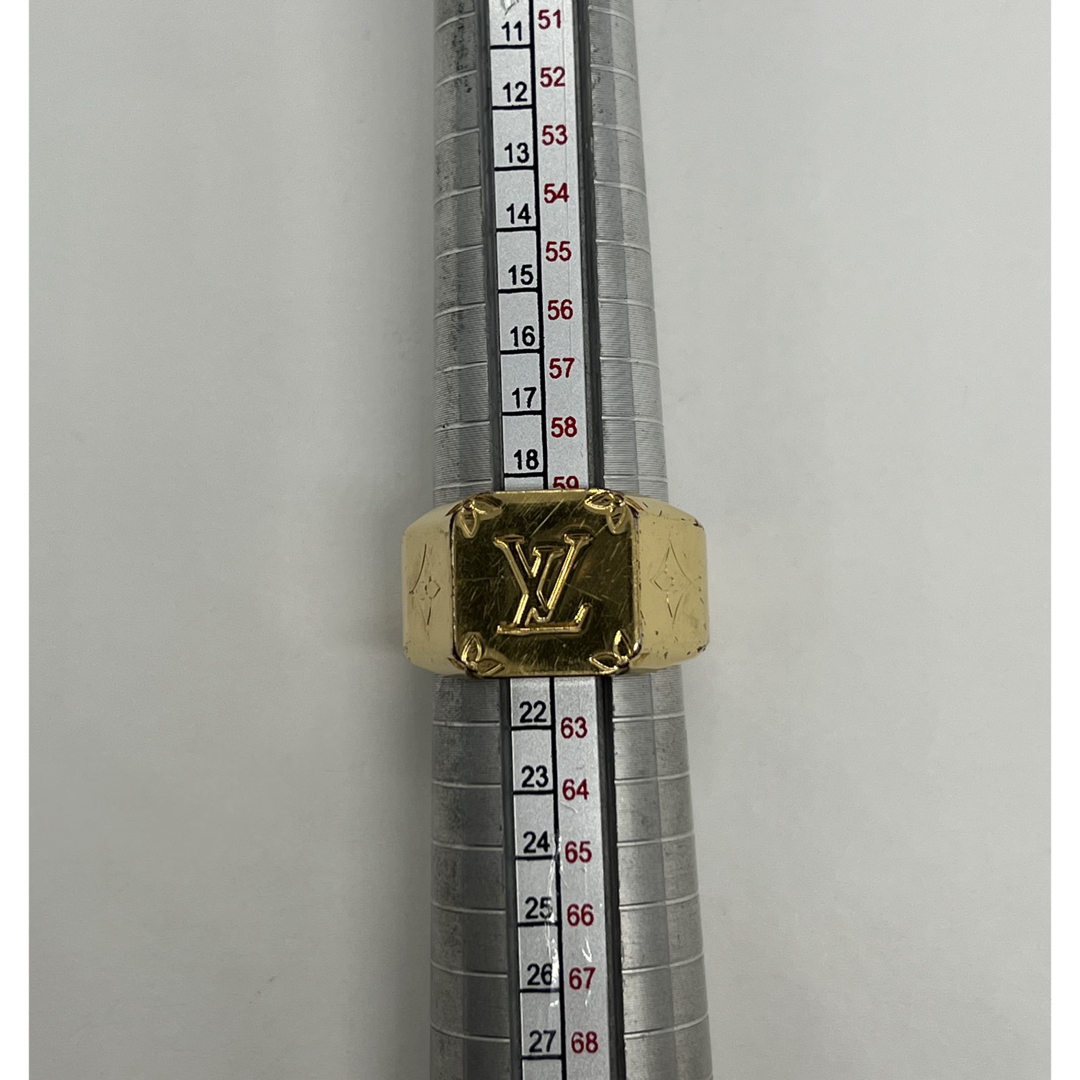 LOUIS VUITTON - ルイヴィトン モノグラム シグネットリング Lサイズ