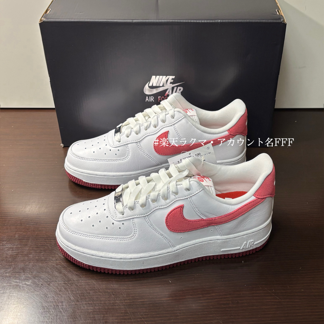 NIKE - 【新品24.5cm】NIKE エアフォース1'07 ホワイト/レッド