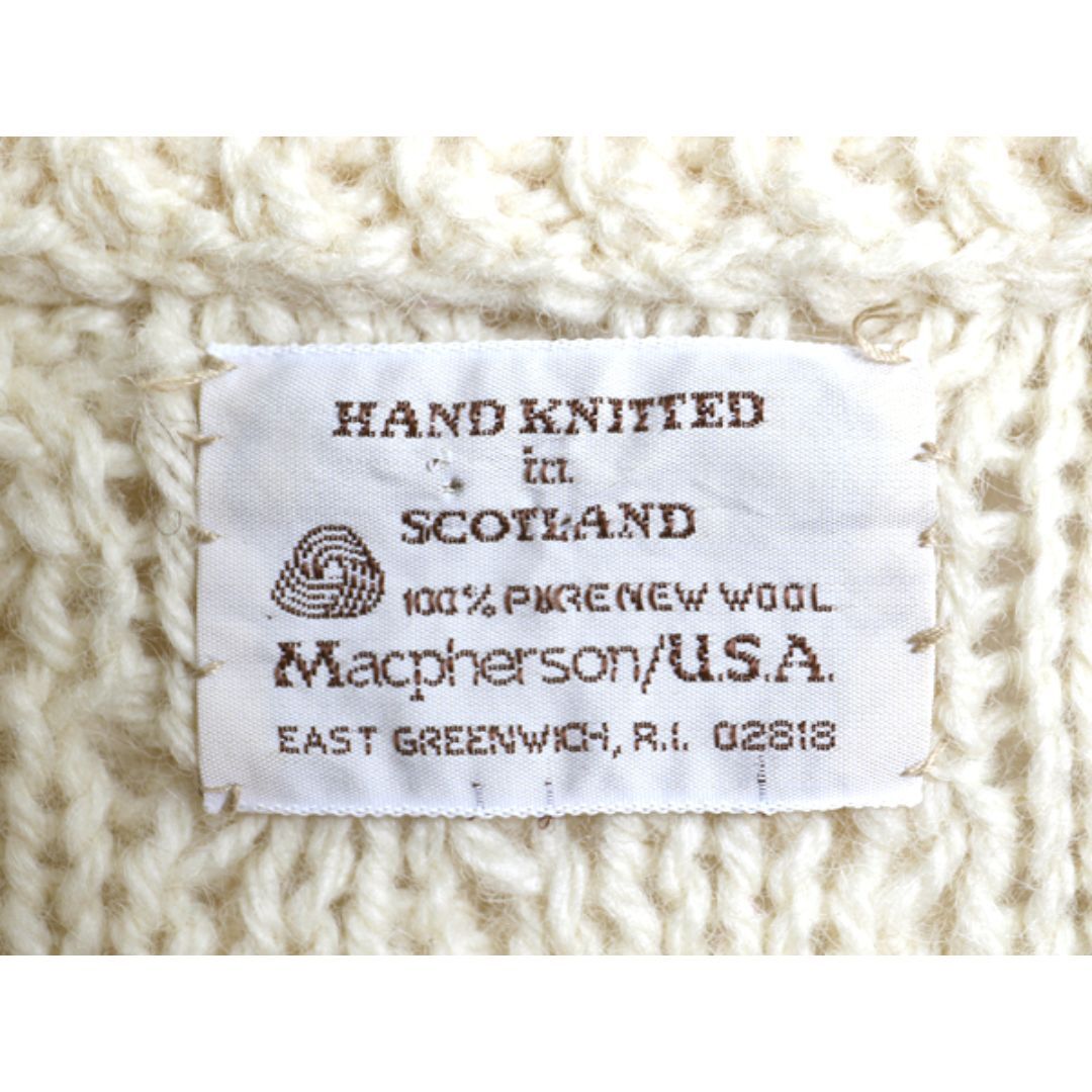 other - 90s スコットランド製 フィッシャーマン ウール ニット