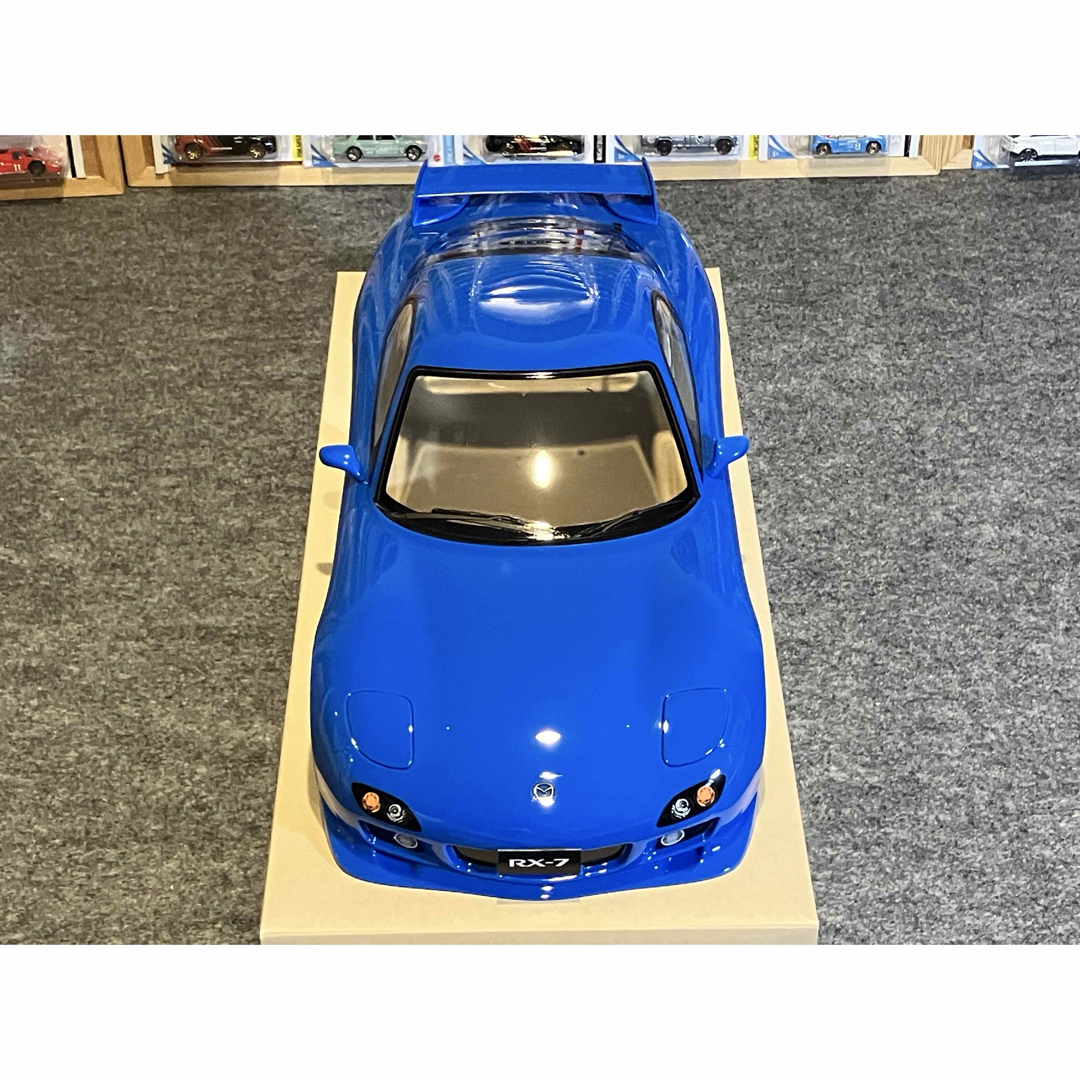 タミヤ ラジコン マツダ RX-7 塗装済 スペアボディブリリアントブルー