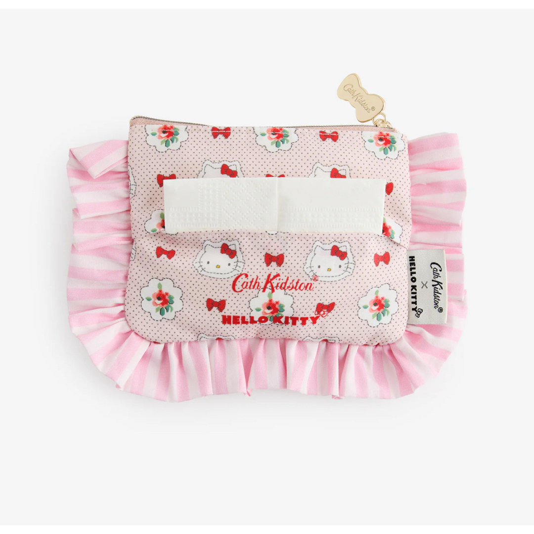 Cath Kidston - Cath Kidston×HelloKitty ティッシュポーチ＆チャーム