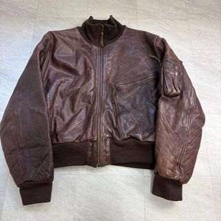 EMPORIO ARMANI - 90s EMPORIO ARMANI leather bomber jacketの通販 by