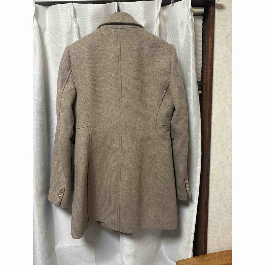 ZARA - ZARA 新品 ウール混紡ショート丈ダブルブレストコートの通販 by