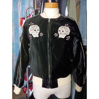 PHERROW'S - PHERROWS フェローズ リバーシブル スカジャン 蜘蛛の巣