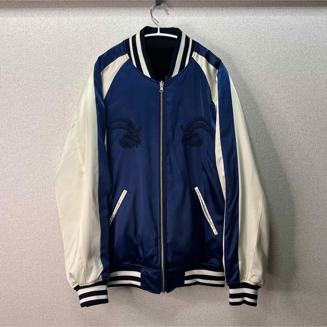 MSML - MSML/スカジャン/リバーシブル/ベロア/刺繍/ドラゴンアッシュ/L