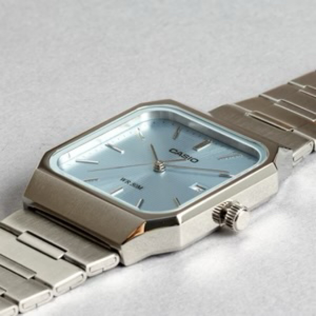 CASIO - CASIO MTP-B185D-2A2Vアイスブルー【新品・未使用・保証書付