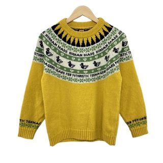 HUMAN MADE - HUMAN MADE 犬刺繍オーバーサイズニットの通販 by ラミー