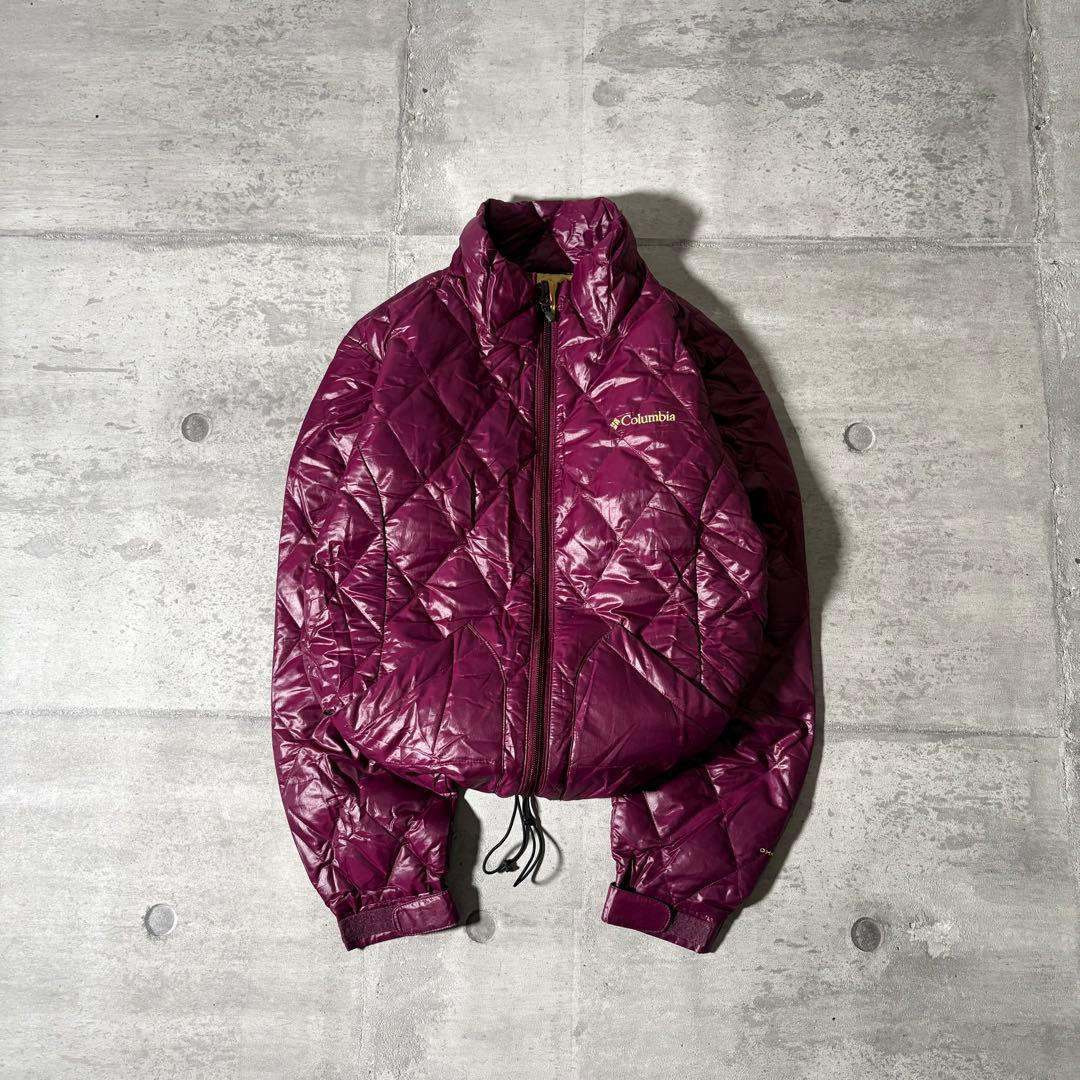 Columbia - 00s Columbia ダイヤキルト ダウンジャケット ドローコード
