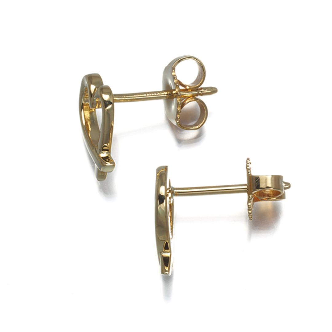 Tiffany & Co. - ティファニー ピアス ラビングハート K18YG の通販 by