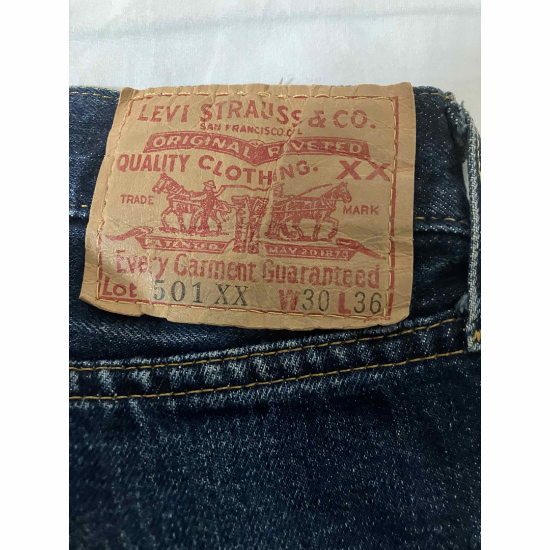 Levi's - 秘蔵Levi's 501XX 55年 VINTAGE 赤耳BIG E 刻印555の通販 by