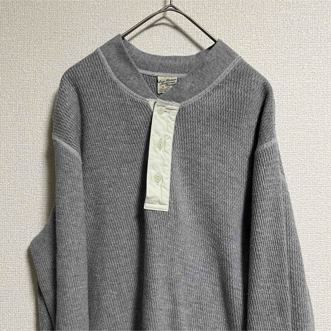 Buzz Rickson's - バズリクソンズ サーマルヘンリーネック長袖Tシャツ