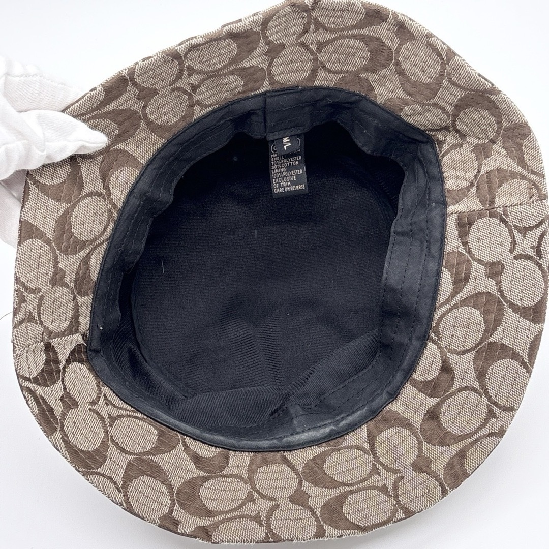 COACH - COACH コーチ バケットハットシグネチャーハット ブラウン系 M