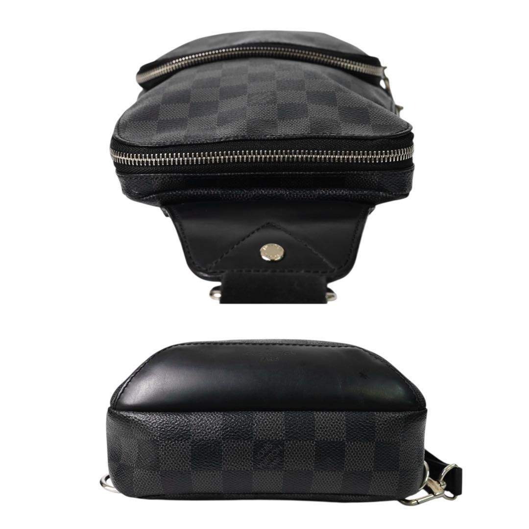 LOUIS VUITTON - 【美品】ルイヴィトン ダミエ ブラック ボディバッグ