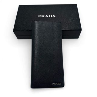 PRADA ブラック レザー 長財布(新品未使用、難あり) S115840428 - 小物