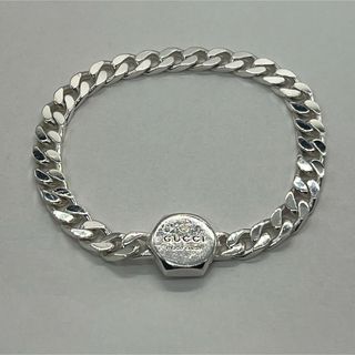 GUCCI - グッチ ブレスレット SV925 ドッグタグ ダブルタグ プレート