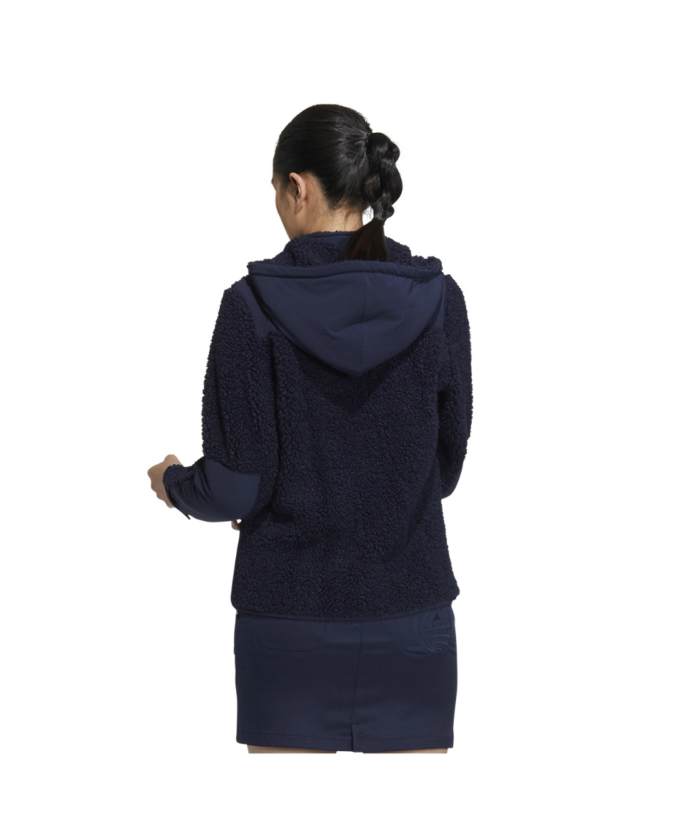 アディダス(adidas) ゴルフウェア ブルゾン ボアフリース 長袖