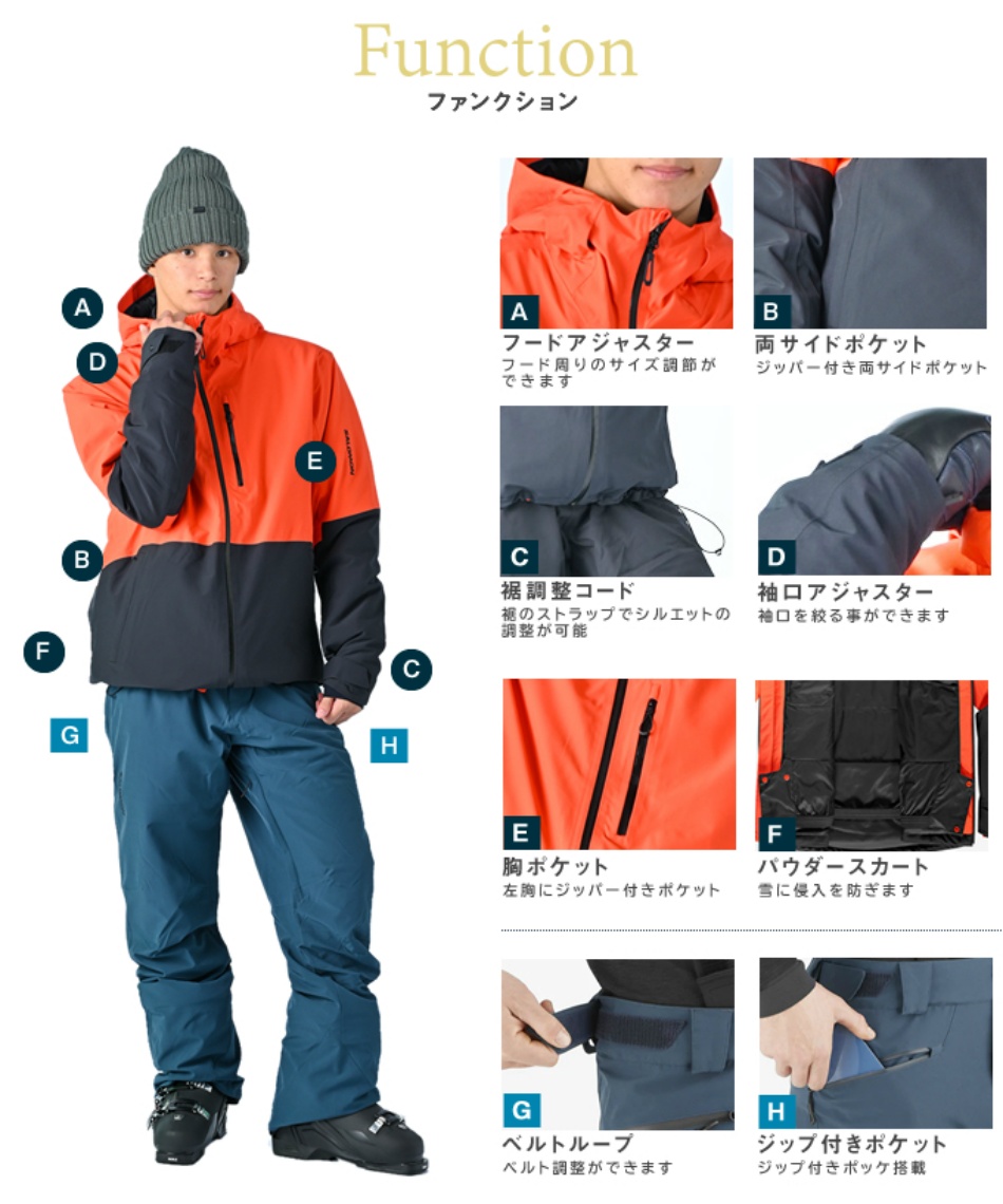 サロモン(salomon) スキーウェア 上下セット HIGHLAND+EDGE ハイランド