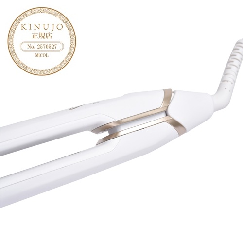 KINUJO W-worldwide model- ストレートヘアアイロン ホワイト (DS200
