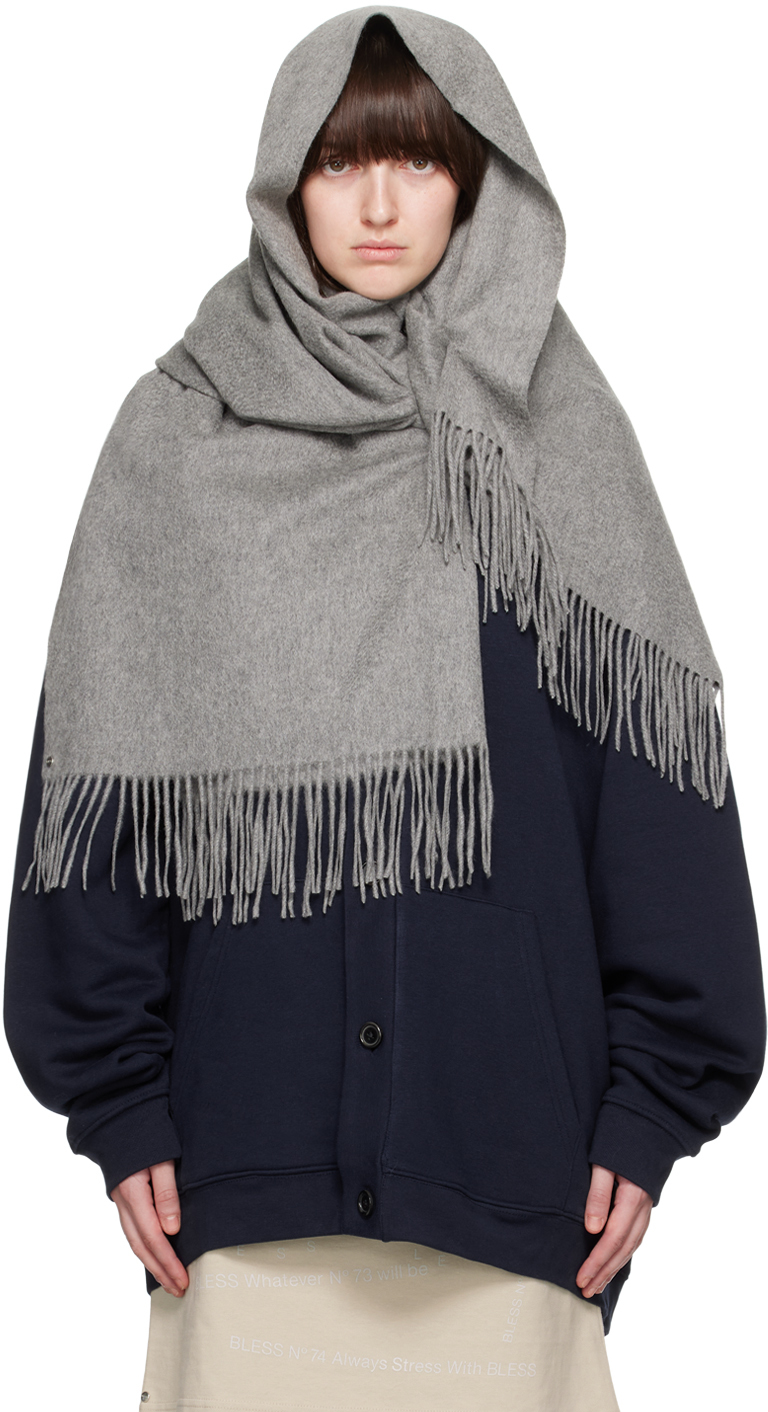 Bless Gray Nº78 Draps Long Scarf | Smart Closet