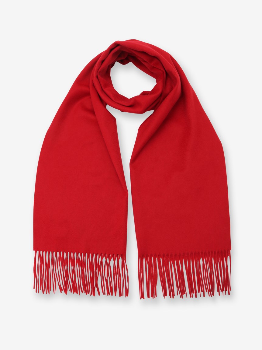 カシミヤ フリンジ大判ストール（スカーフ & ストール）｜Cruciani