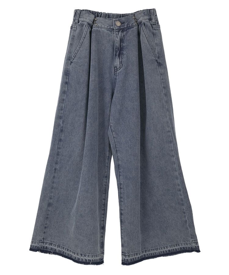 タックワイドデニムパンツ/Green Parks（グリーン パークス）のデニム