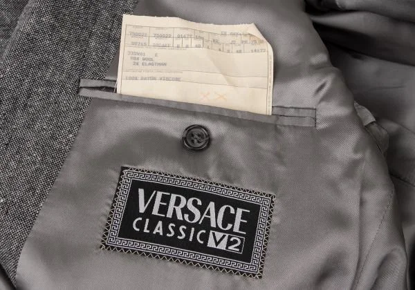 ヴェルサーチクラシックVERSACE CLASSIC V2 ウールダブルジャケット