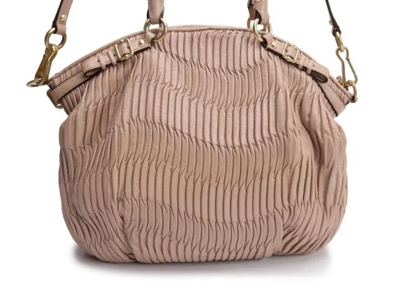 コーチCOACH ギャザードマディソンリンジー2wayバッグ ピンクベージュ