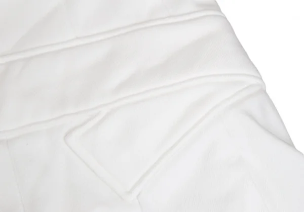 コムデギャルソンCOMME des GARCONS製品染めポリ縮プリーツスカート 白