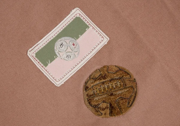 カールヘルムKarl Helmut コットンサッカーボール刺繍パッチペインター