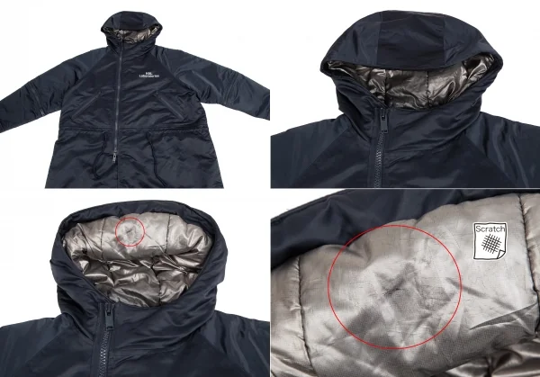 アンダーカバーUNDERCOVER ナイロンツイルオーバーサイズモッズコート