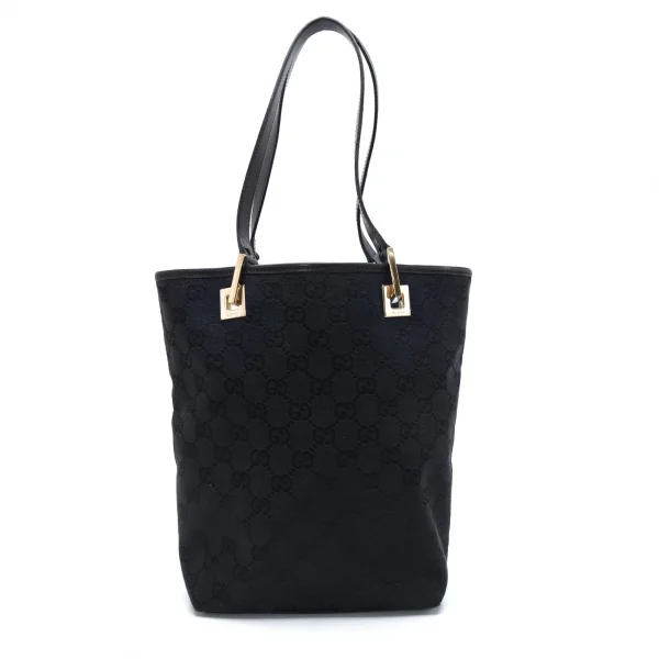 グッチGUCCI 002・1099 001998 GGキャンバスミニトートバッグ 黒 (K