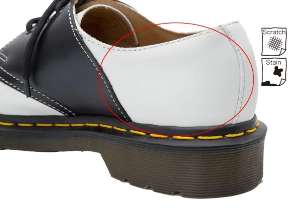 COMME des GARCONS Dr.Martens Leather Shoes White UK 5 (K-123529)