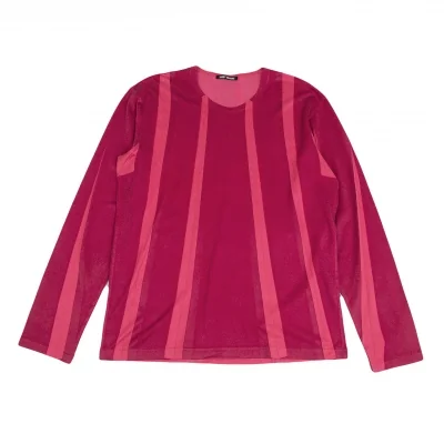 イッセイミヤケ メンISSEY MIYAKE MEN プリーツストライププリント